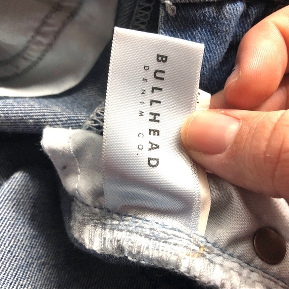 BULLHEAD Distressed Ripped Denim Shorts Size 1 - Picture 6 of 8